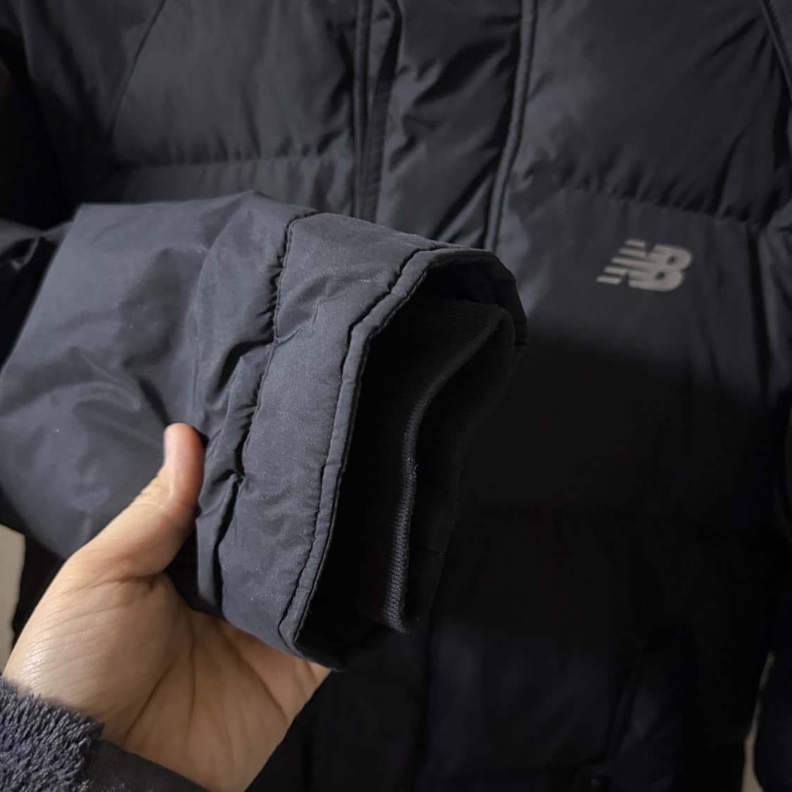 뉴발란스 NB 로고 오리털 패딩점퍼 L(남성 105정도) 상품이미지4