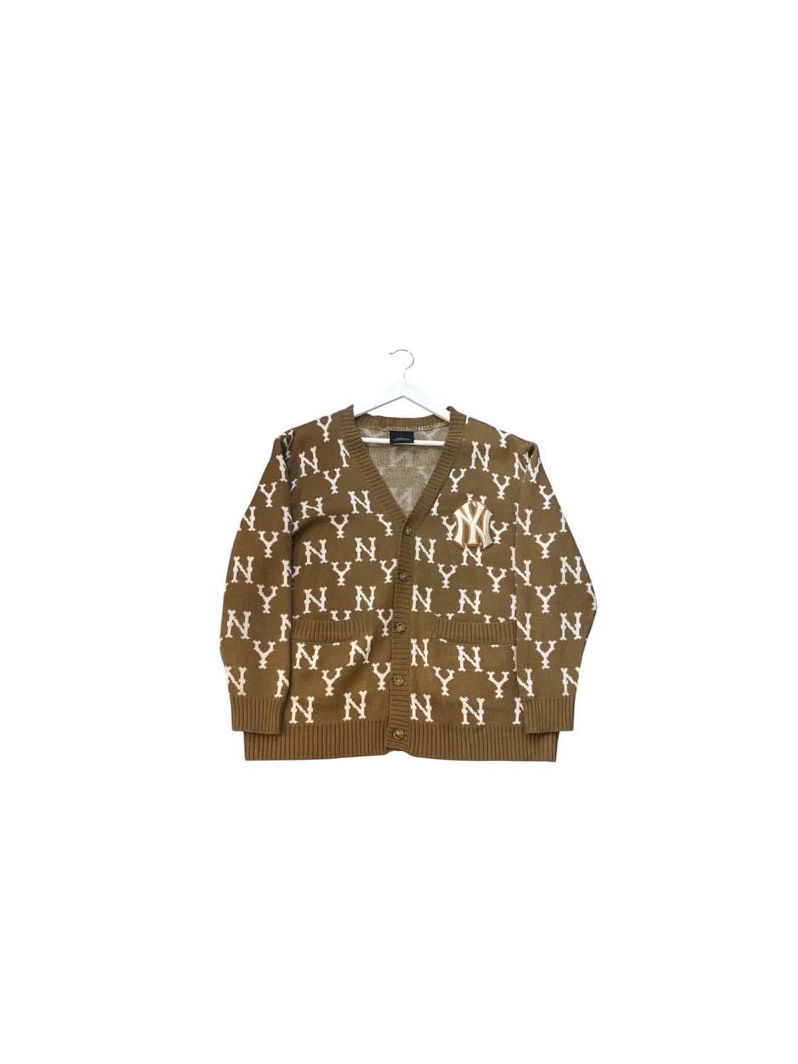 MLB 뉴욕양키스 모노그램 가디건 S사이즈 상품이미지1