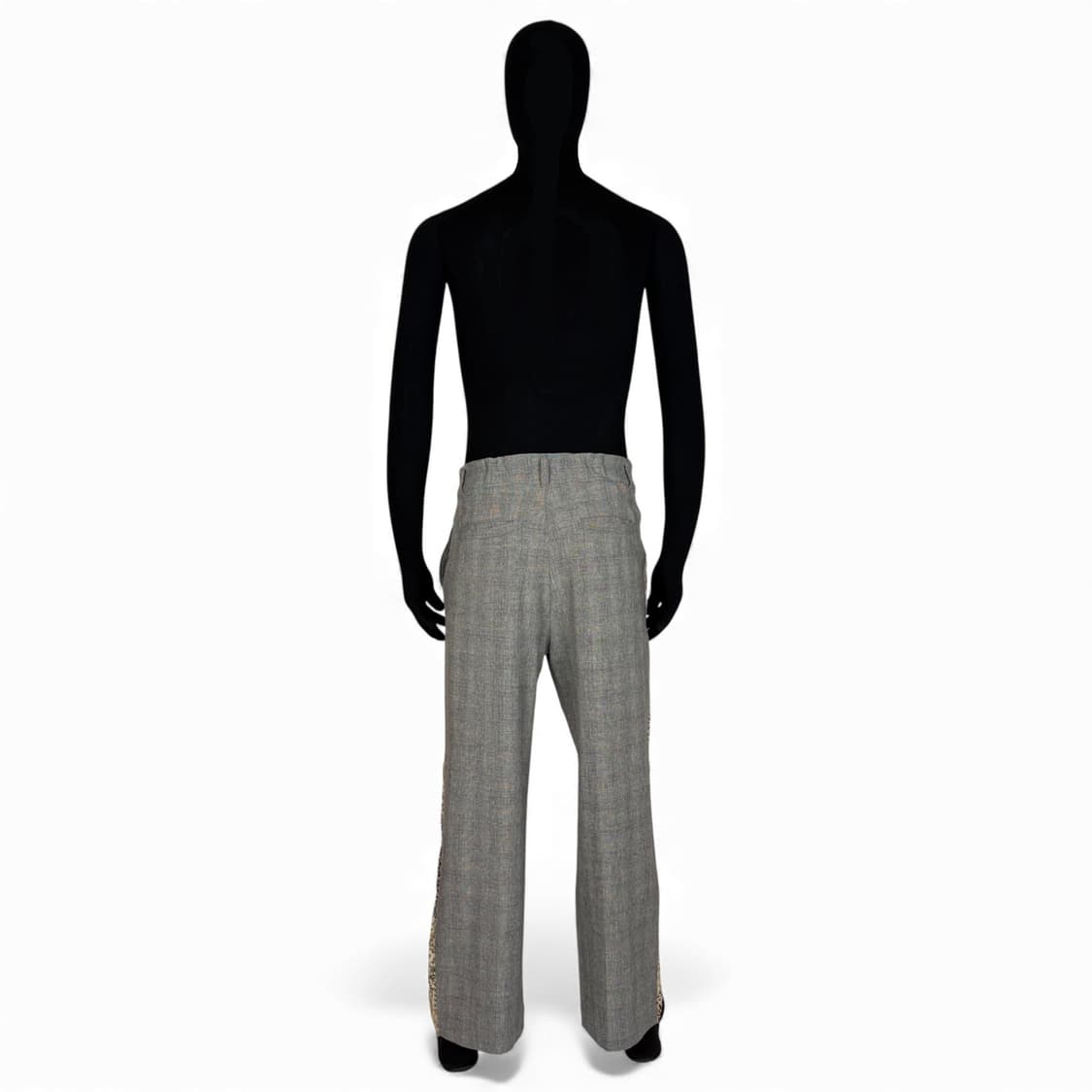 메르베이 에이치. merveille h. 레오파드 테이프 체크 트라우저 상품이미지2