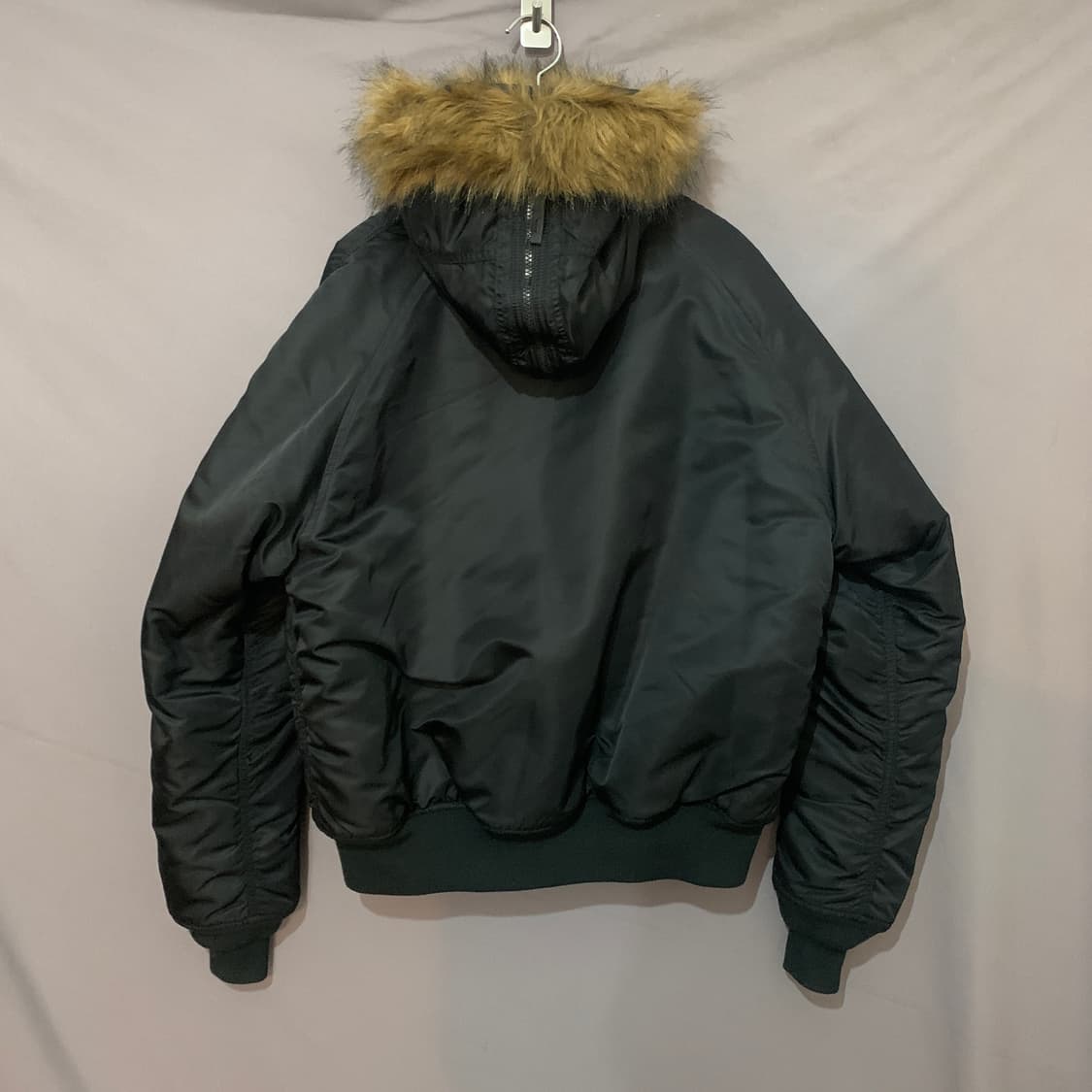 L 알파인더스트리 블랙 N2B 플라이트 패딩 자켓 상품이미지2