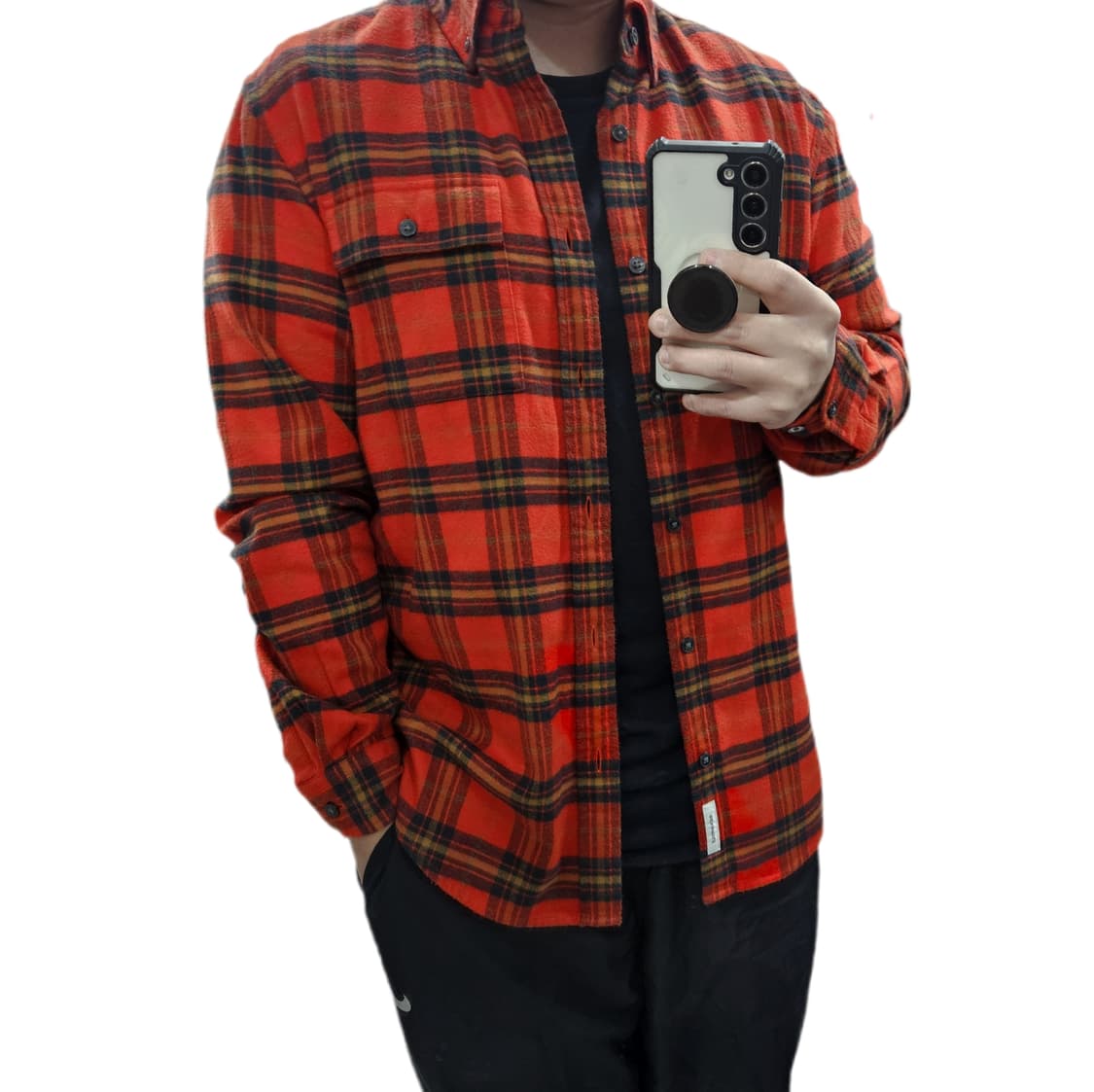 95 빈폴 플란넬 체크셔츠 상품이미지1