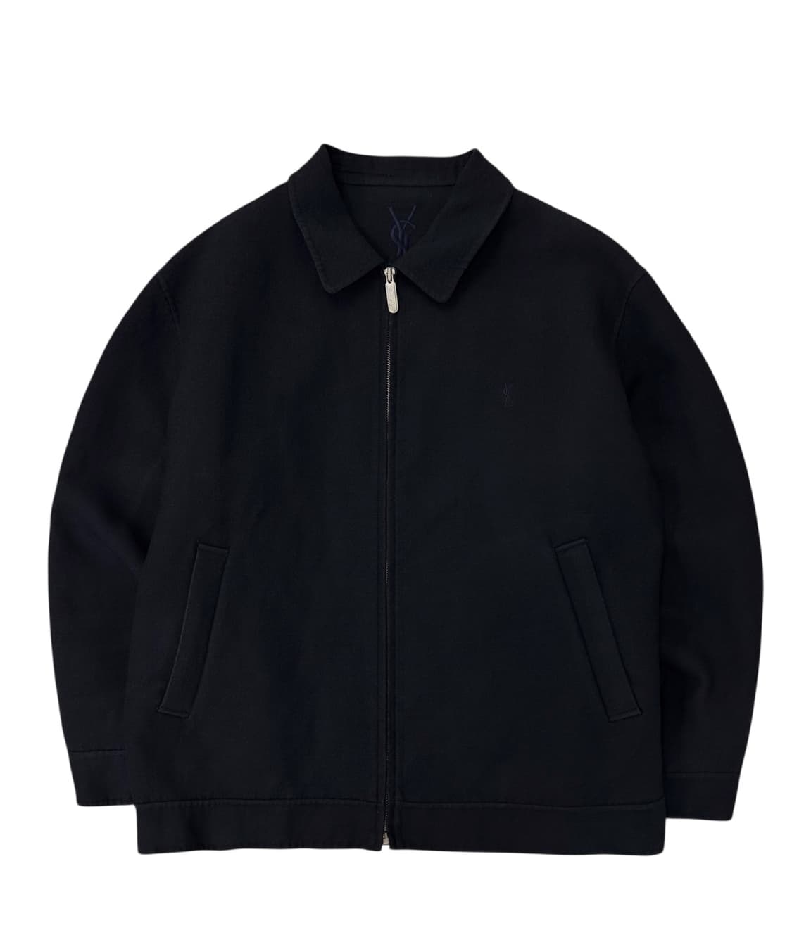 00s YSL 생로랑 스윙탑 자켓 블랙네이비 (2XL) 상품이미지1