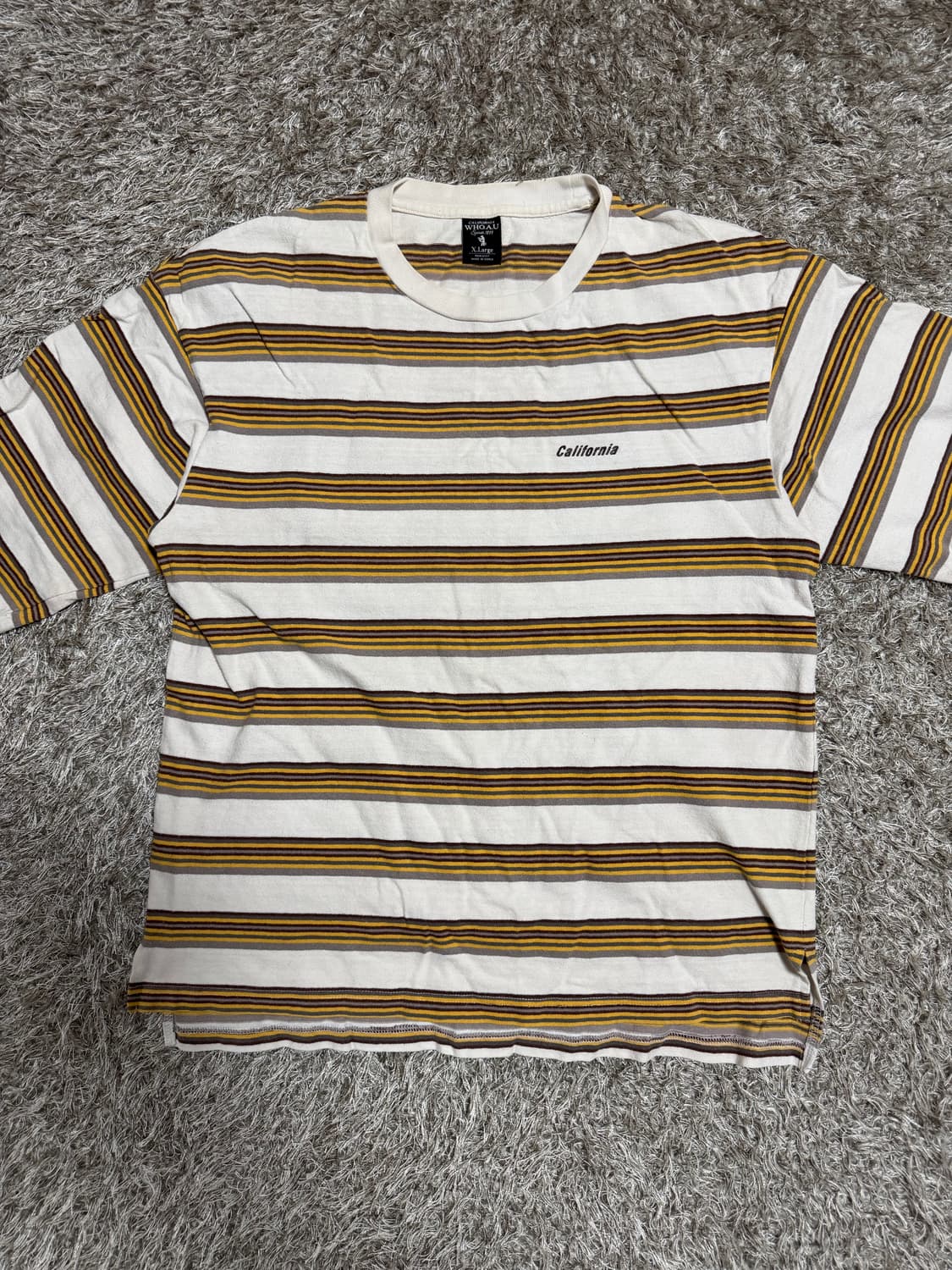 [XL] WHO.A.U 후아유 반팔 스웻셔츠 상품이미지2