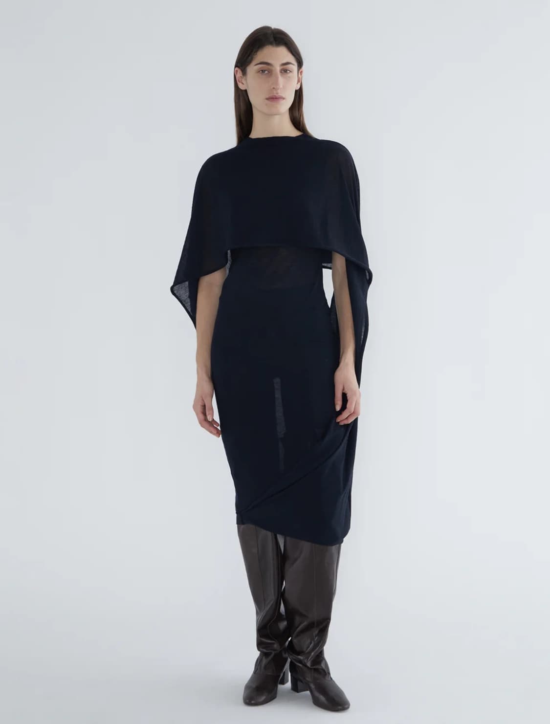 [S,M]팔로마울 Willy 러플 드레스/블랙 상품이미지3