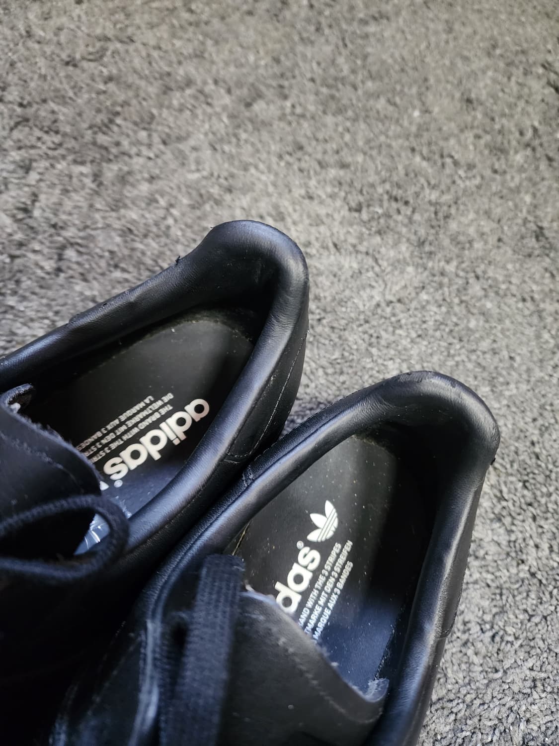 아디다스 슈퍼스타 올블랙  280사이즈  상품이미지3