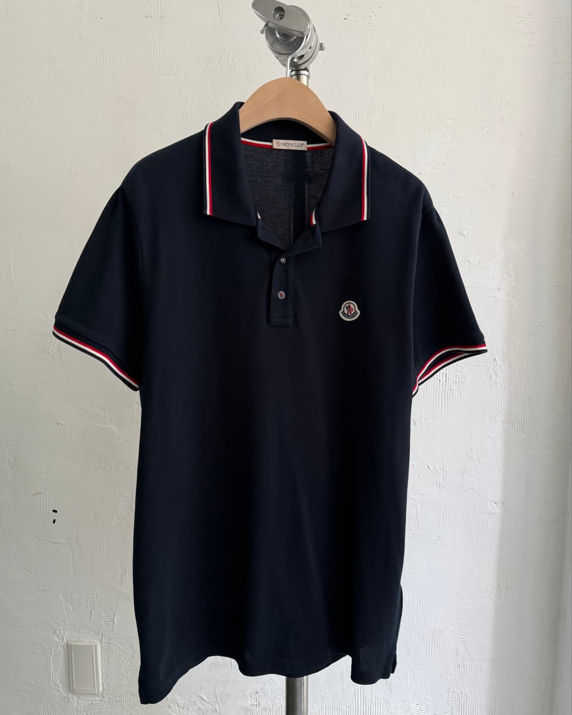 Moncler 몽클레르 로고 네이비 PK 카라티셔츠 상품이미지3