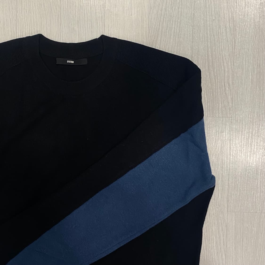시스템옴므 니트 블랙 100(100) 상품이미지3
