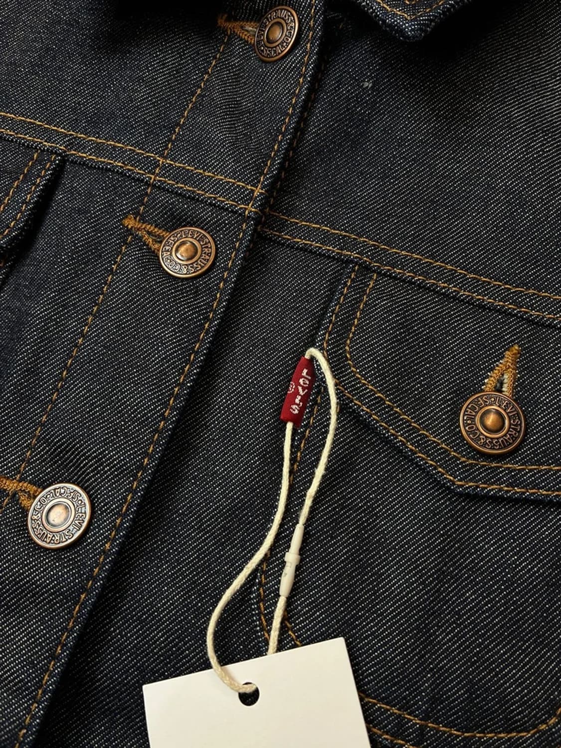리바이스 00's 생지 데님 트러커 자켓 PN6111 상품이미지4
