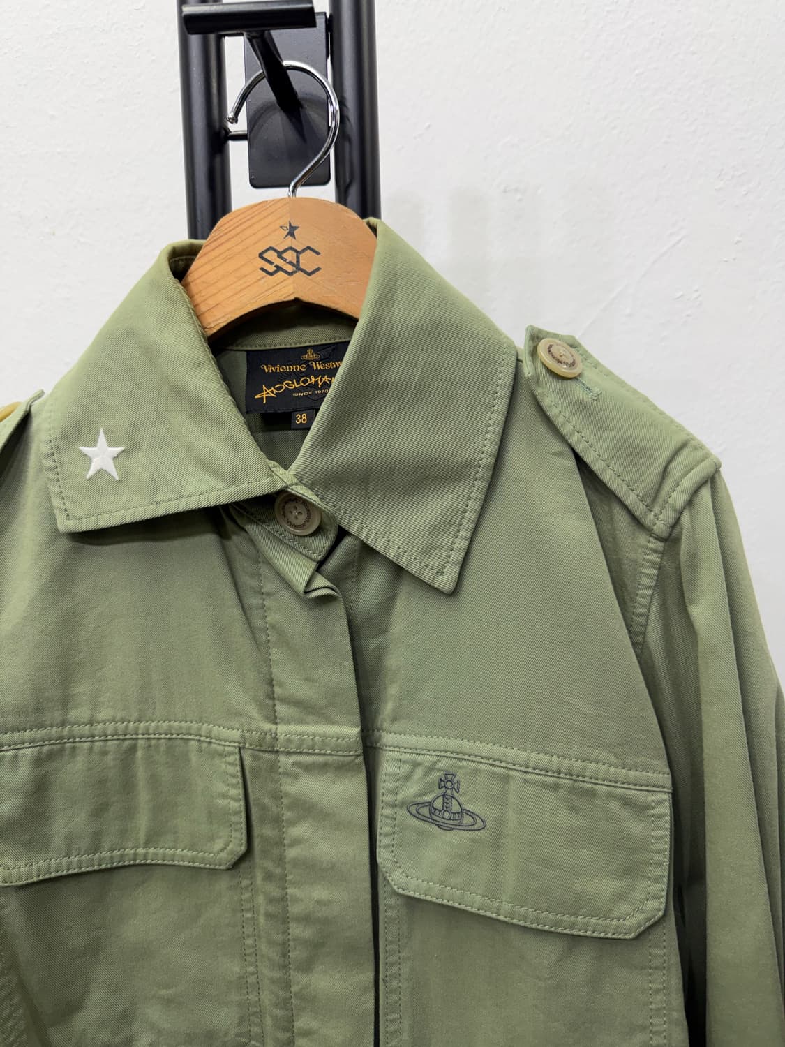 정품) 비비안웨스트우드 오버핏 야상자켓 38 상품이미지4