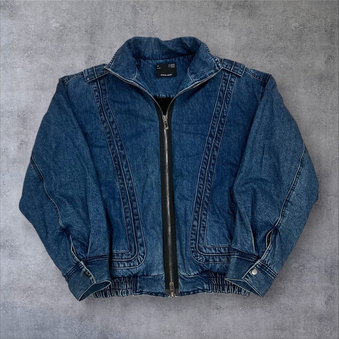 메종미네드 인사이드 보아 데님 패딩 상품이미지1