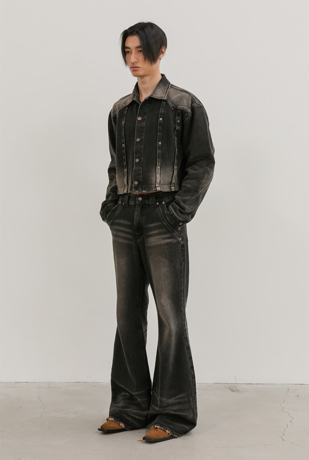 [구매글] ESC STUDIO 데님 크롭자켓 블랙 색상 구입합니다 상품이미지6