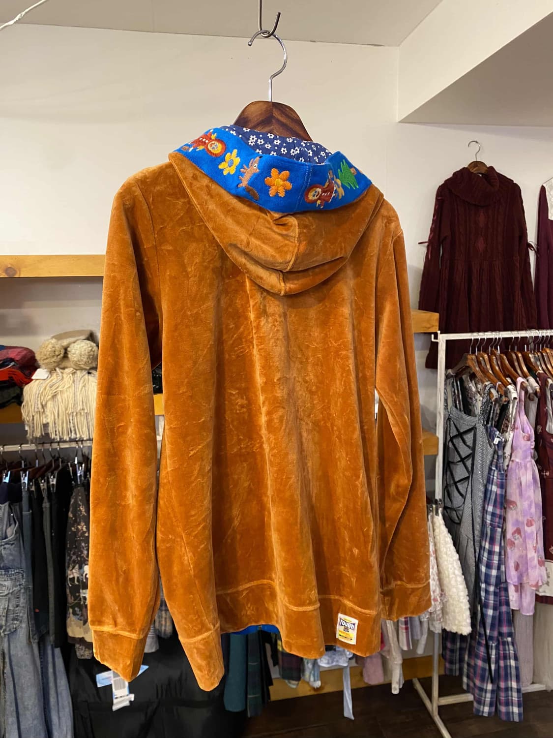 rough 빨간모자 패턴 후드집업 상품이미지6