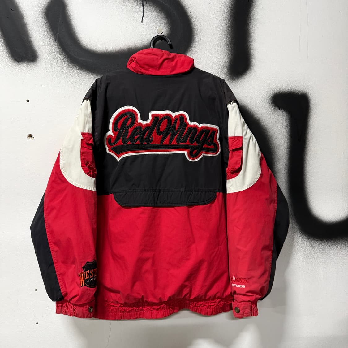 넛맥 Nutmeg x NHL 빅사이즈 올드스쿨 레드윙스 유틸리티 자켓 상품이미지2