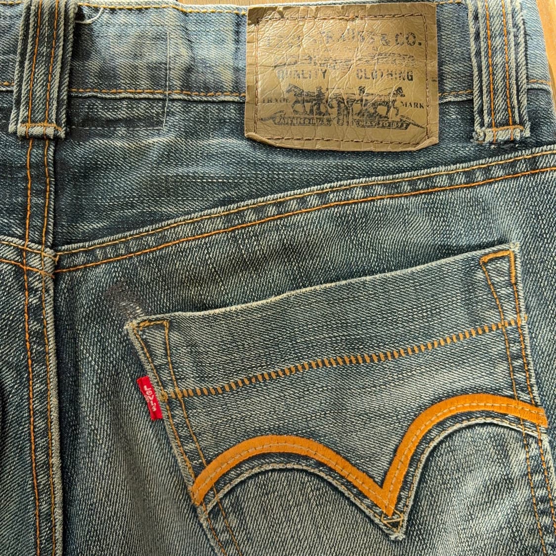 00s 리바이스 Levi’s 527 로우 부츠컷 데님 팬츠 상품이미지8