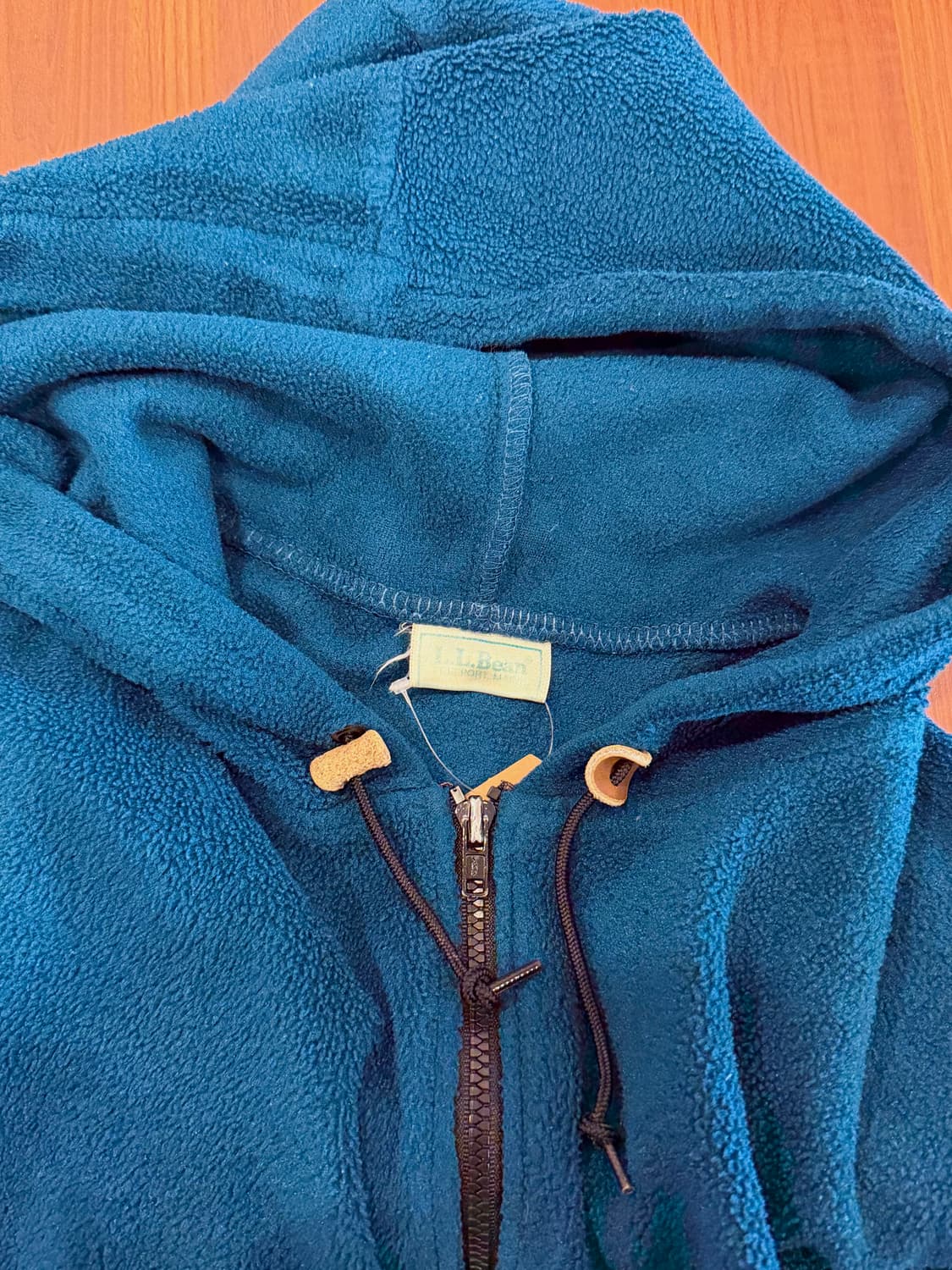 80-90s L.L.Bean 엘엘빈 플리스 후드 집업 자켓 상품이미지8