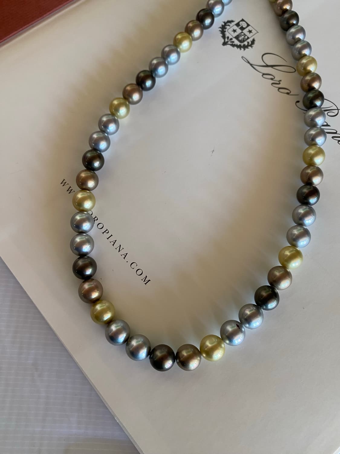 멀티컬러 모조진주목걸이+ 클루 곰돌이 목걸이 2개 세트 상품이미지3