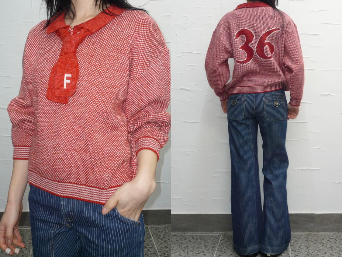 ruby neck-tie knit 상품이미지2