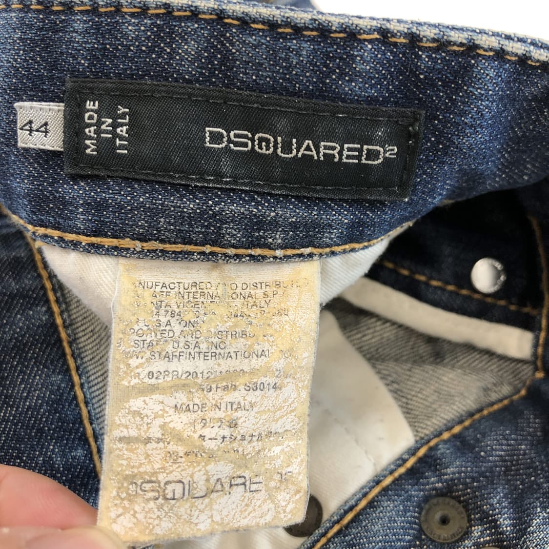 디스퀘어드2 루키6 카고포켓 크롭 데님진 29-30  상품이미지5