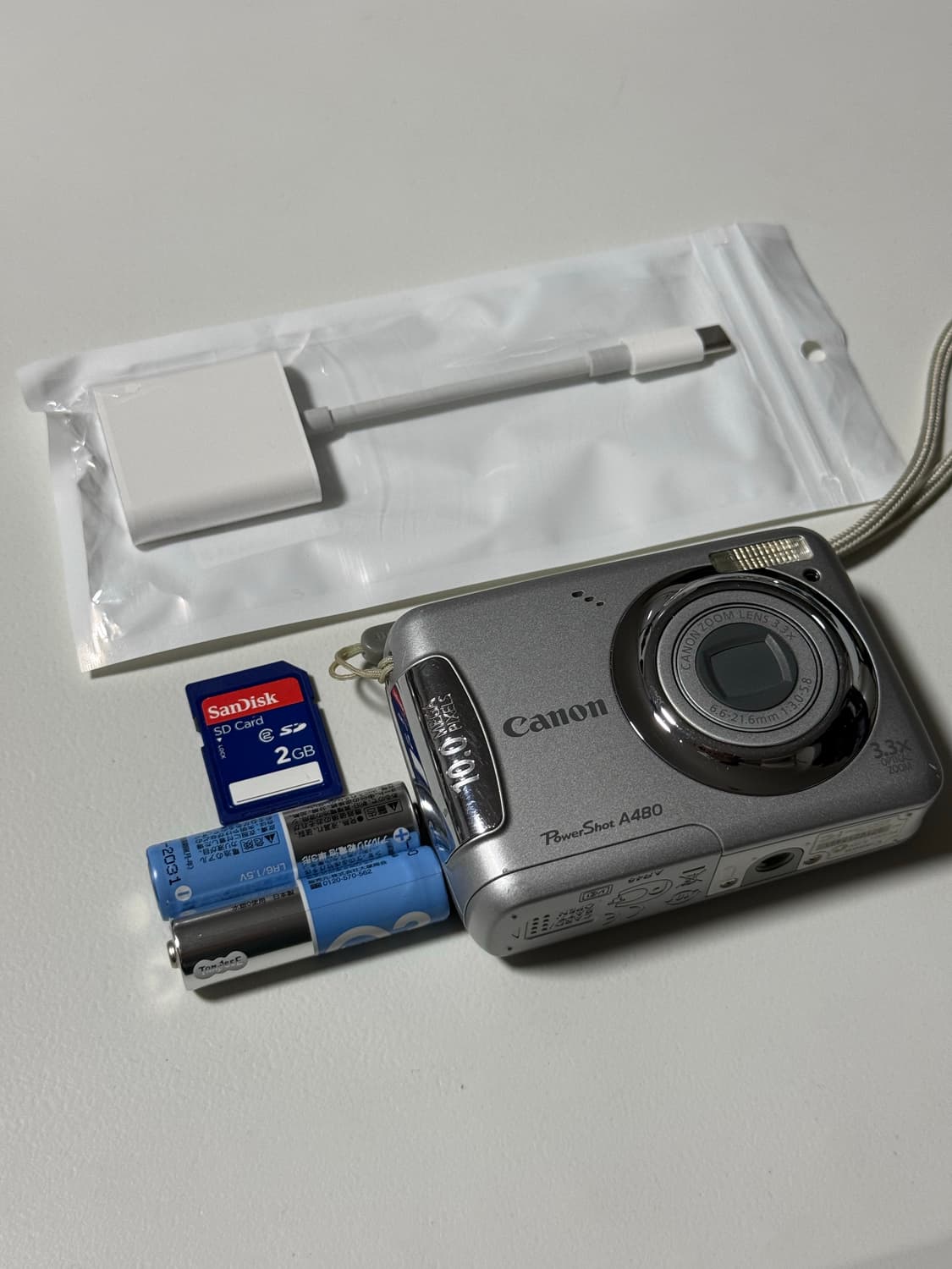 희귀 실버 빈티지 디카 캐논 파워샷 a480 작례o 상품이미지5