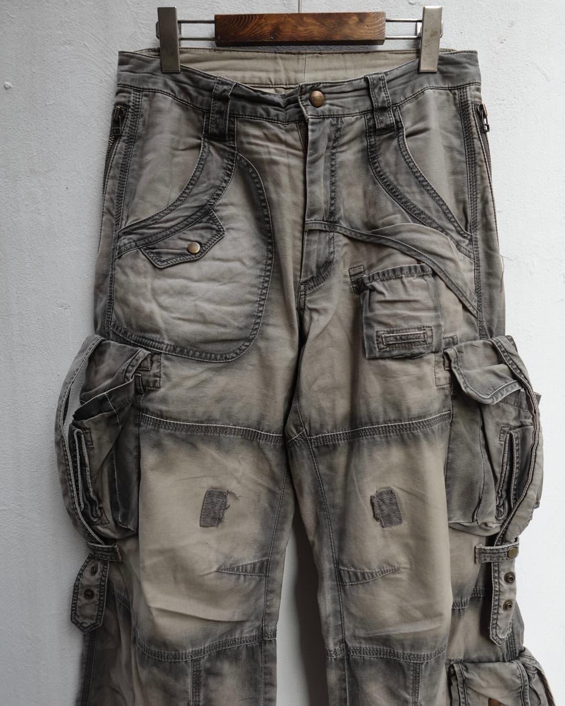 Halb by 키미노리 모리시타 가스마스크 카고 팬츠 상품이미지3