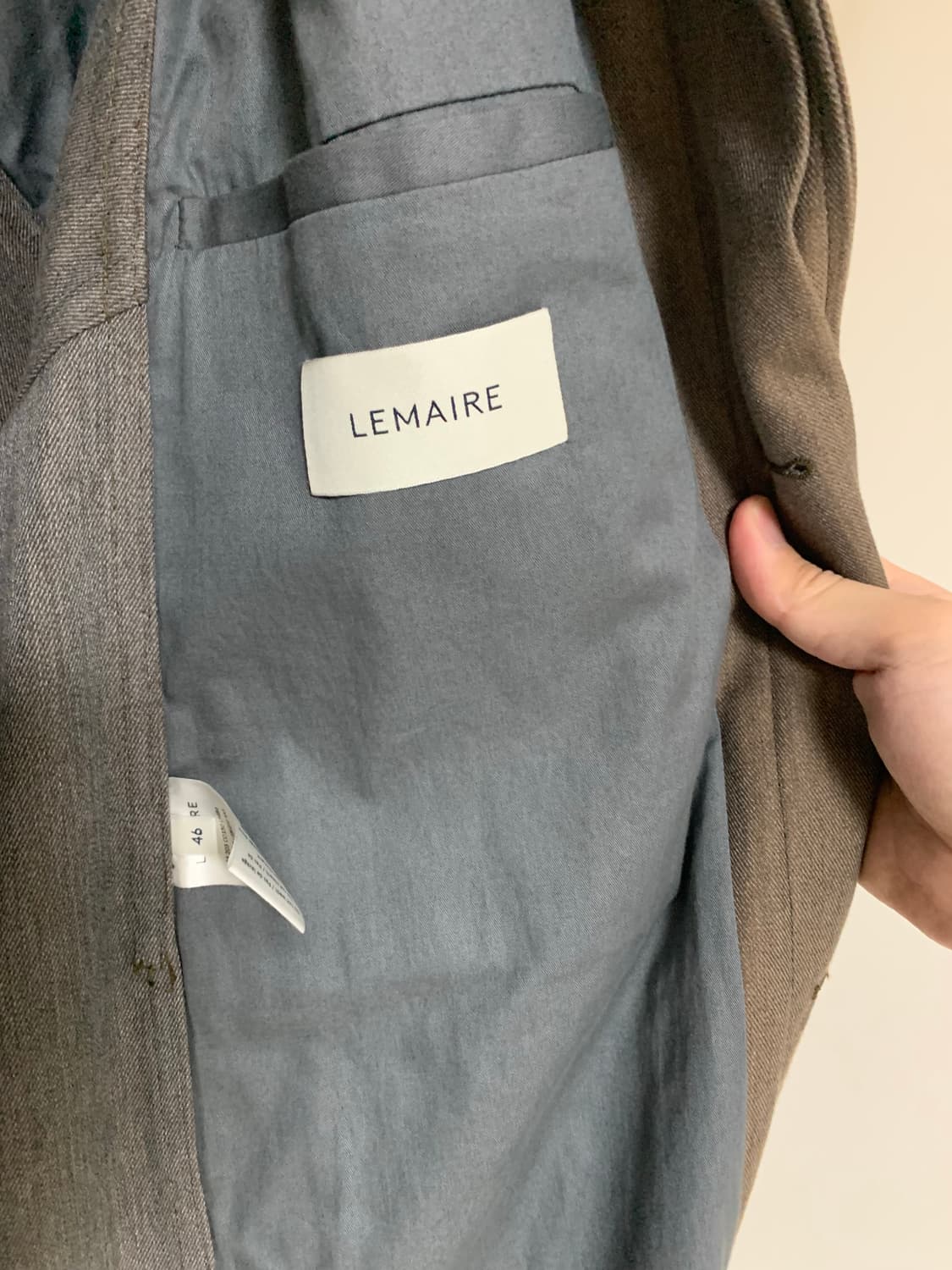 르메르 밀리터리 오크브라운 코트 상품이미지3