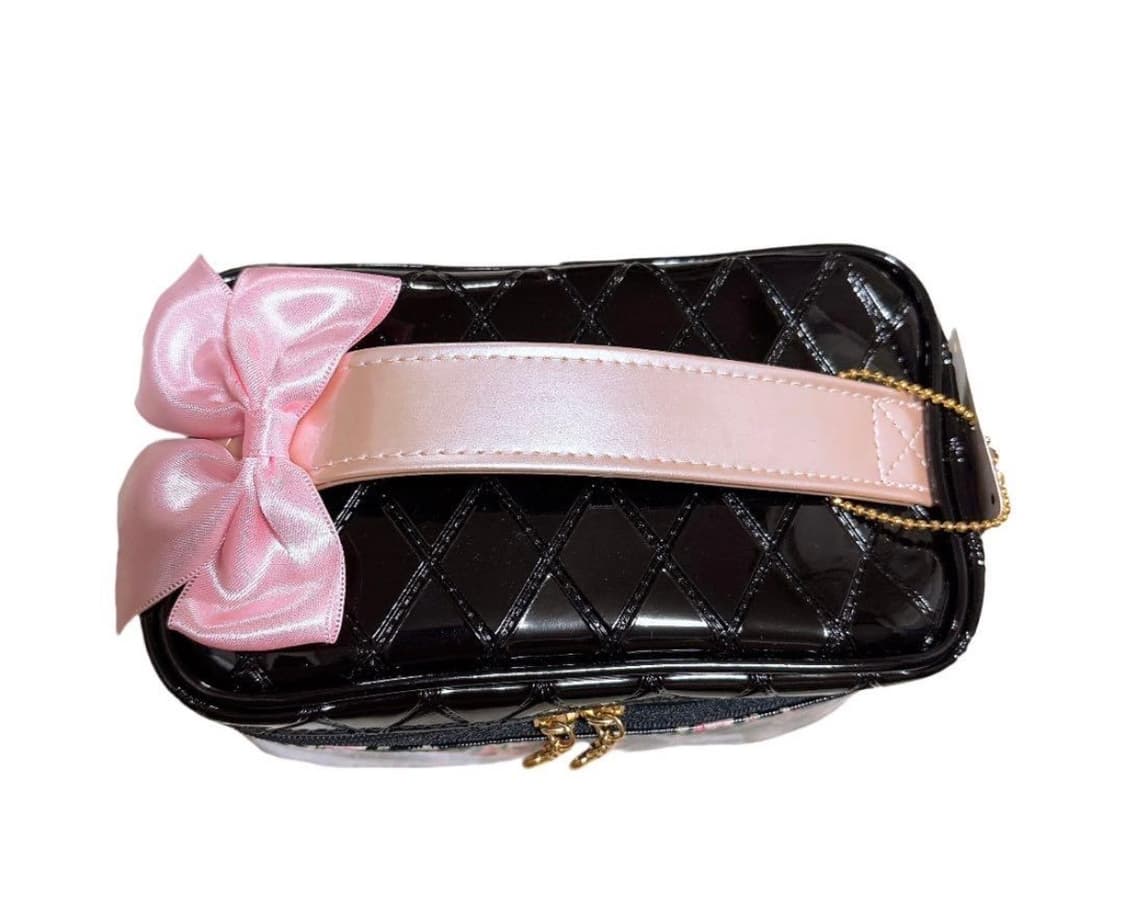 (새상품)세실맥비 플라워 패턴 파우치 블랙 고전 상품이미지3