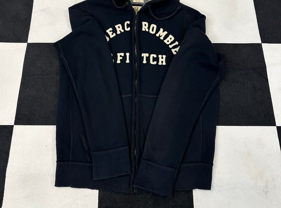 아베크롬비 xxl 양홍원 착용 후집 네이비 스펠아웃로고 상품이미지6