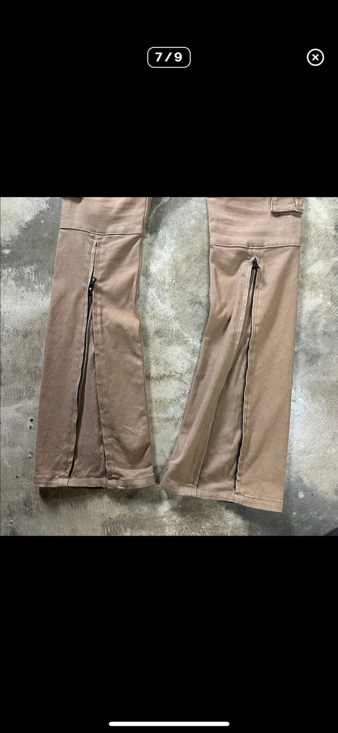 no id 2way zip gimmick cargo pants 상품이미지7