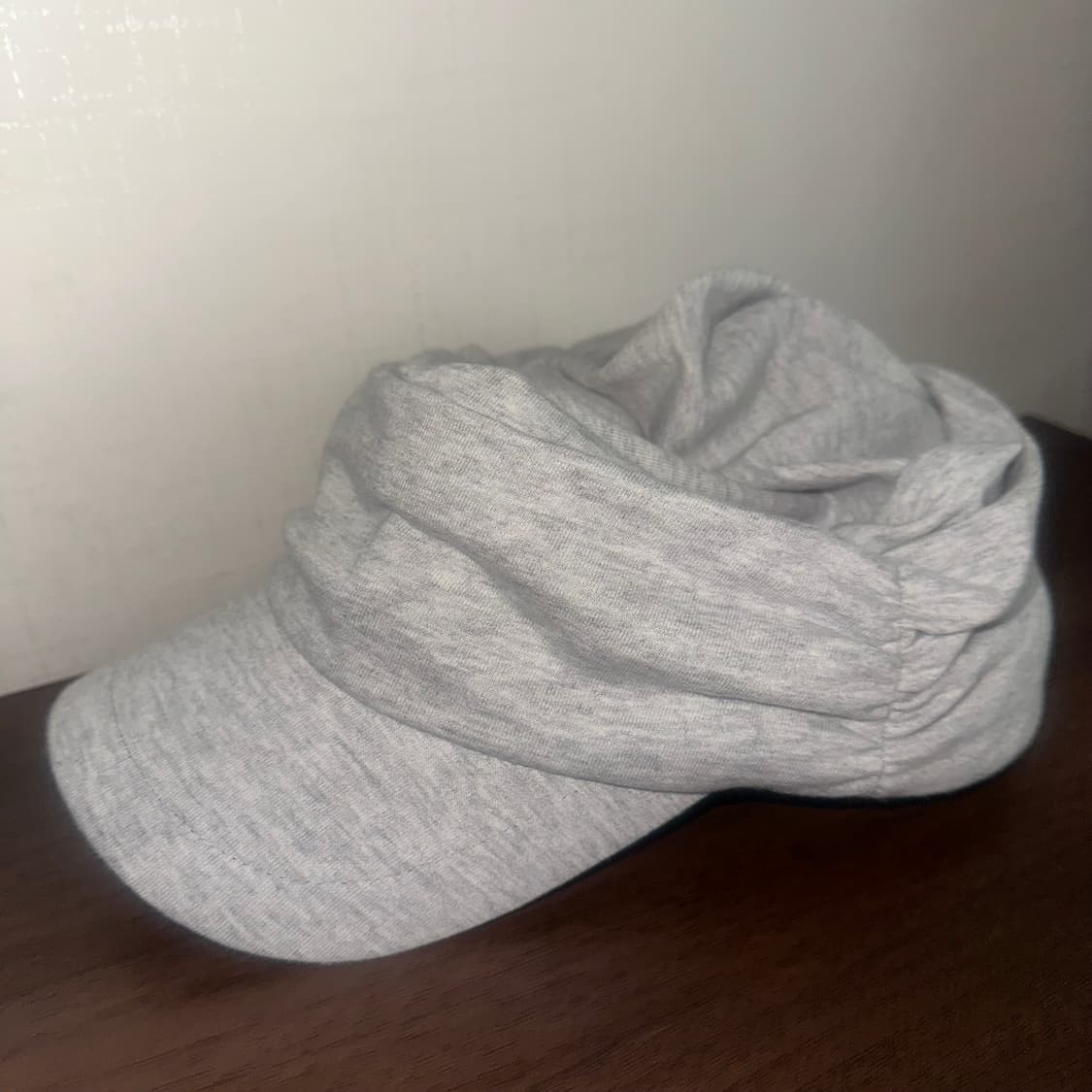 주름 모자 캡 (검정,그레이) 개별판매 상품이미지3