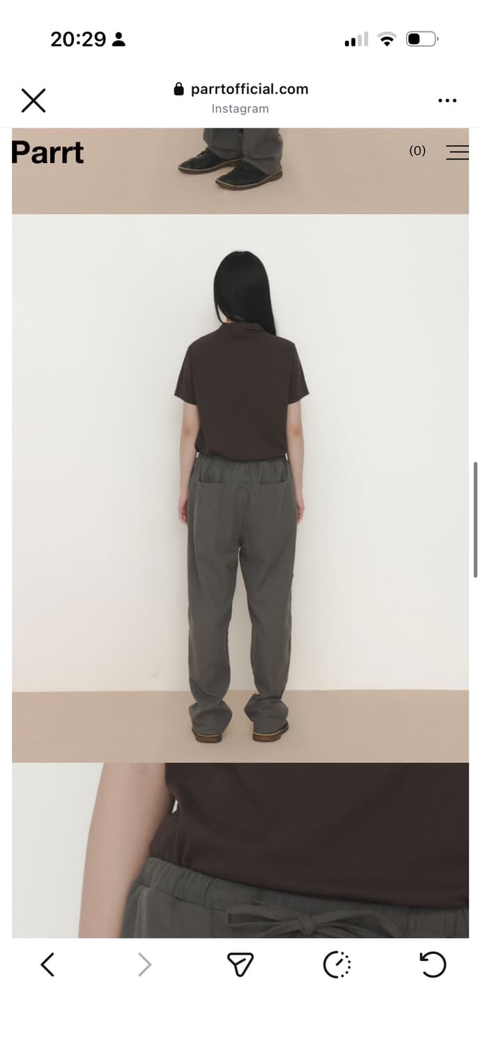 파르트 린넨 이지 팬츠 상품이미지2
