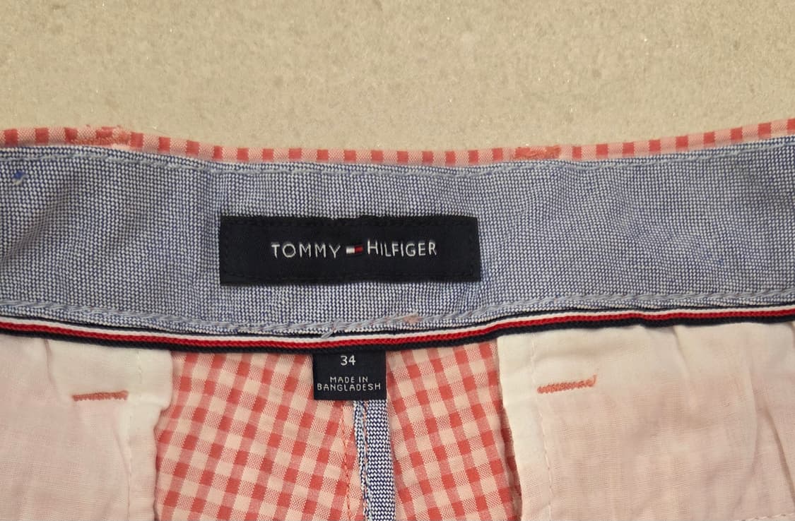 타미힐피거 남성 체크 반바지 상품이미지4