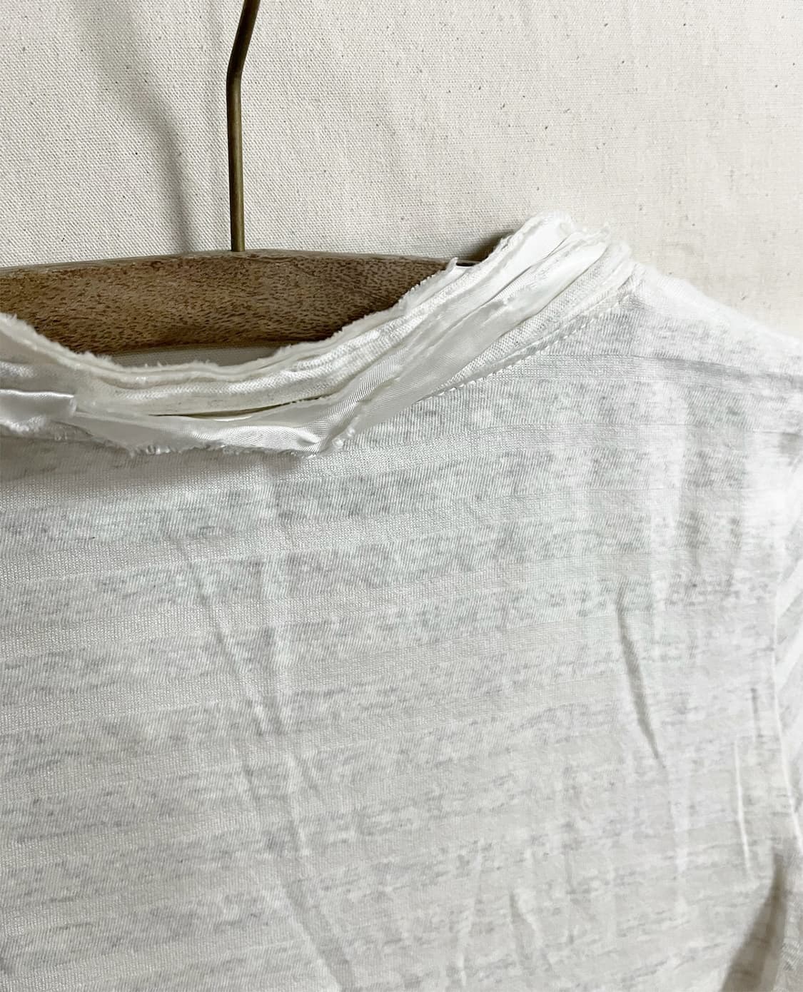 SACAI LUCK stripe scoop neck tee 상품이미지6