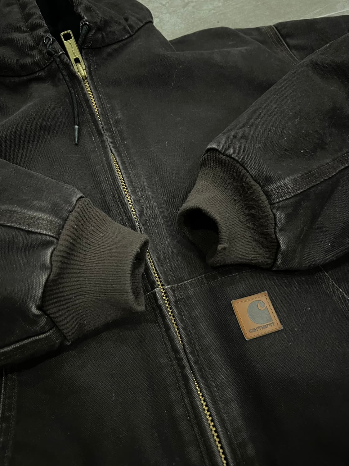 (L) 칼하트 덕 액티브 후드자켓 J130 DKB 다크브라운 상품이미지7