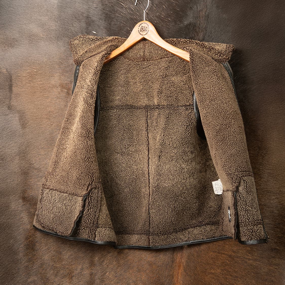 [100] 90s 양가죽 양털 무스탕 베스트  상품이미지9