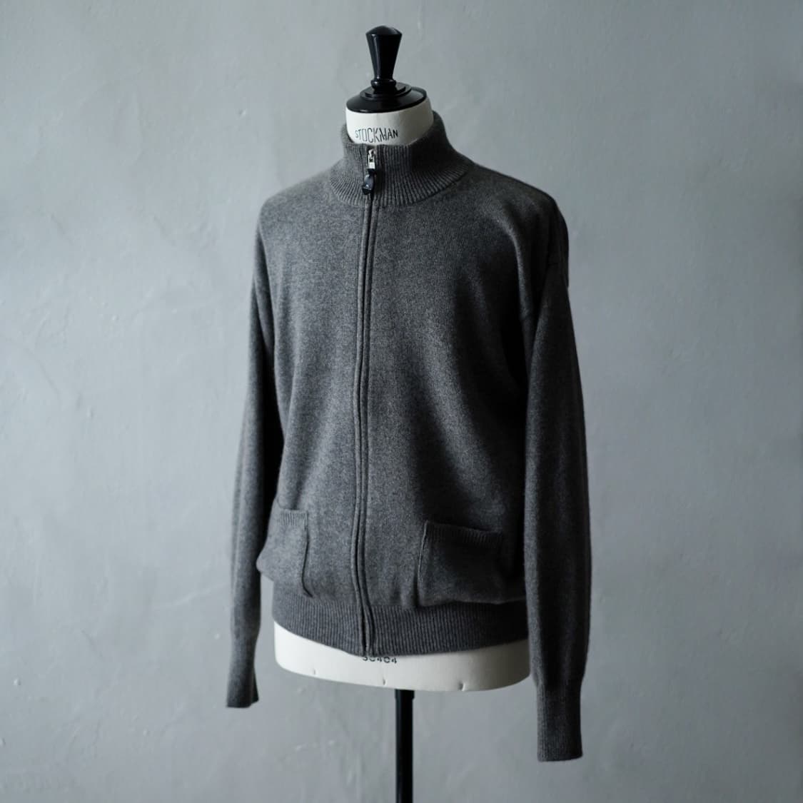 Herill 헤릴 골든 캐시 집업 스웨터 Top Gray  상품이미지2