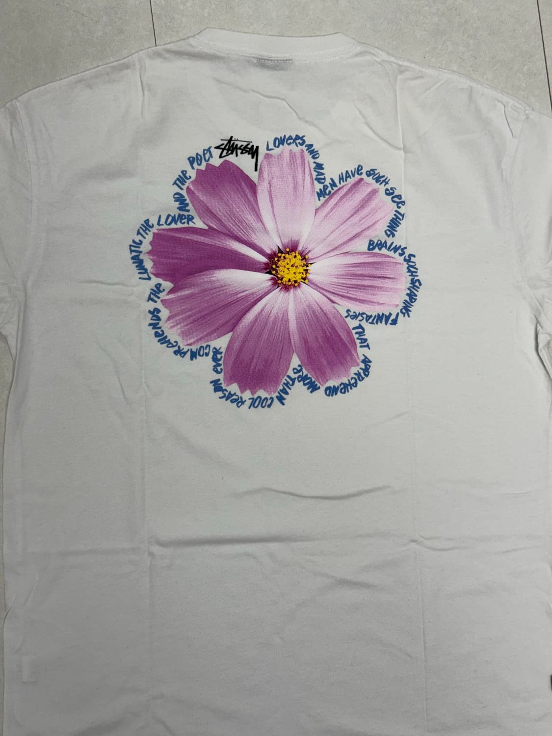 스투시 flower t-shirt 상품이미지2