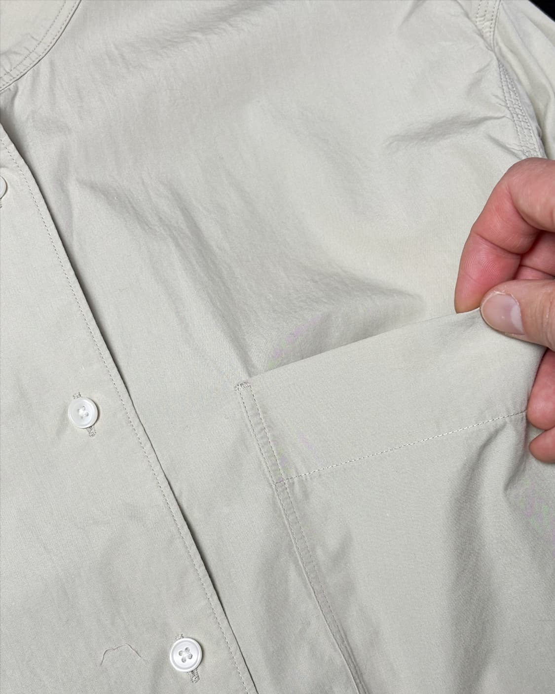 일본빈티지 유니클로 노카라 셔츠 상품이미지4