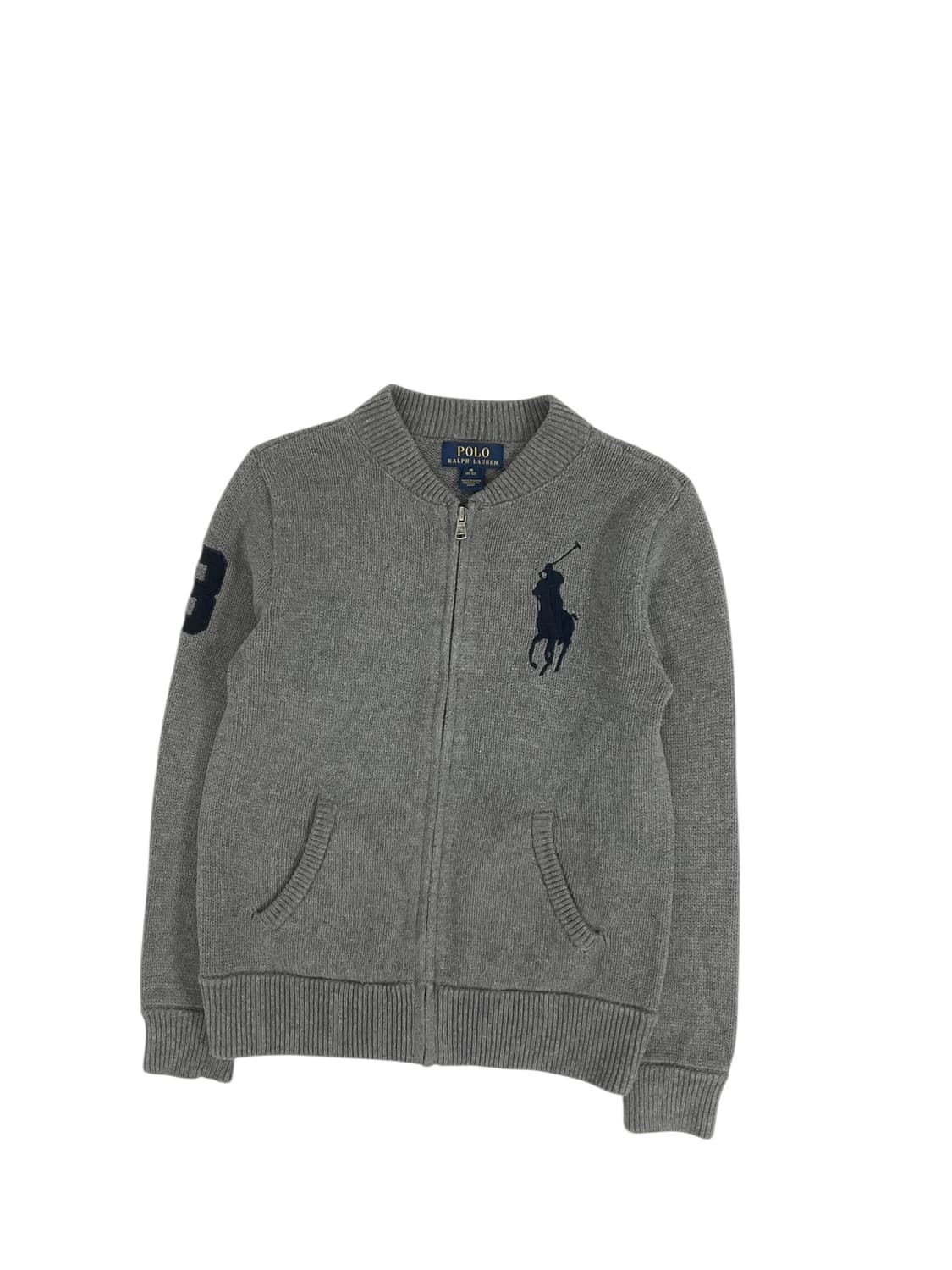 폴로 니트 집업 상품이미지1