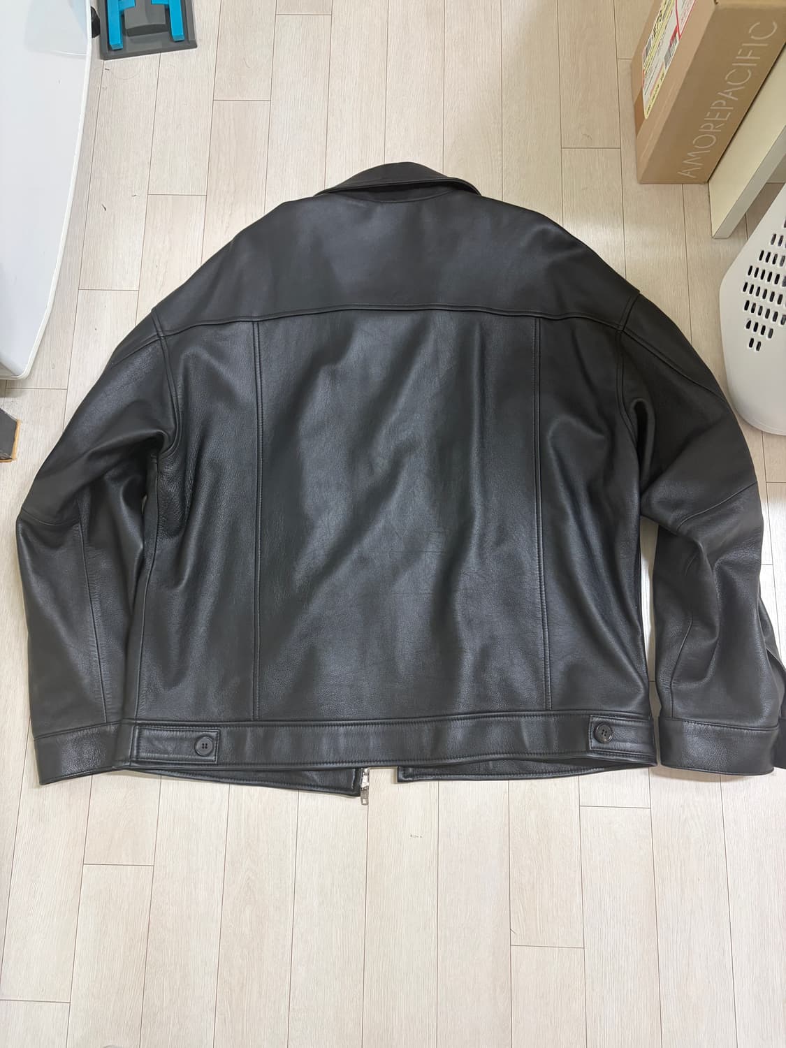 도프제이슨 오버핏 램스킨 싱글자켓 XL 상품이미지2