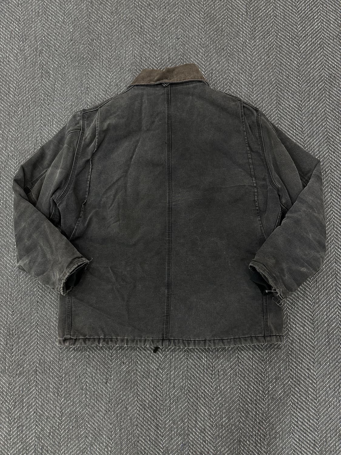 칼하트 C26BLK 흑청 워싱 포켓 초어자켓 상품이미지6