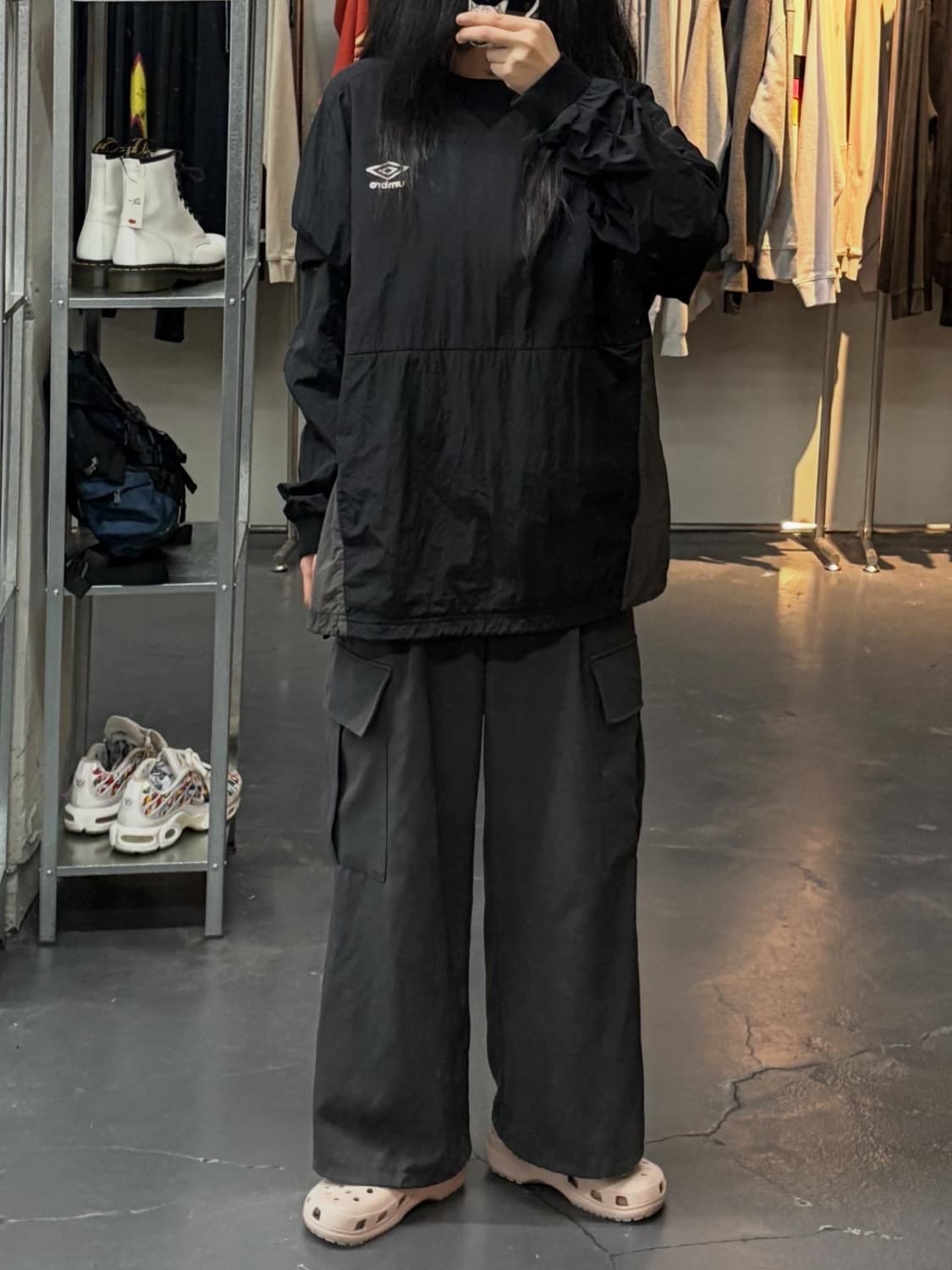 엄브로 나일론 메탈 우븐 웜업 A2156 상품이미지1