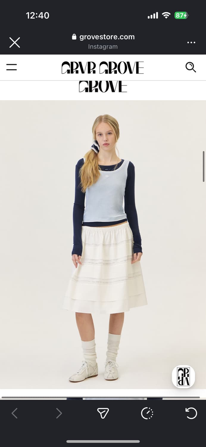 그로브 모린 스커트 grove store morin skirt 상품이미지7