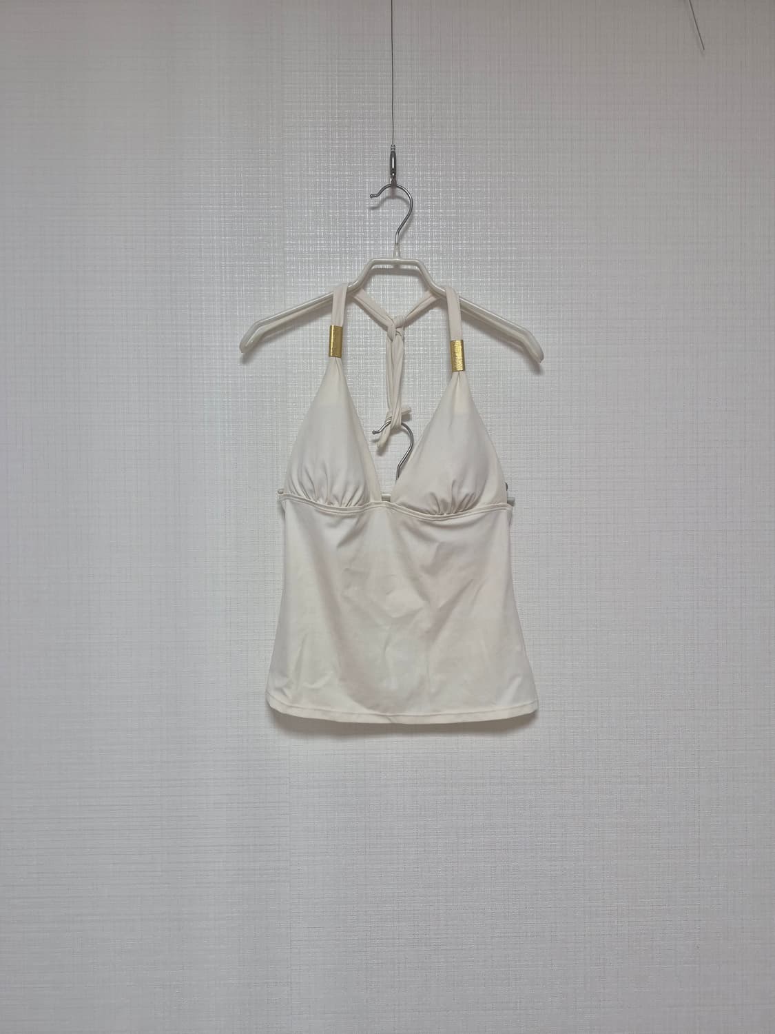 anemone 홀터넥 탱크탑 비키니 상의 아이보리 상품이미지1
