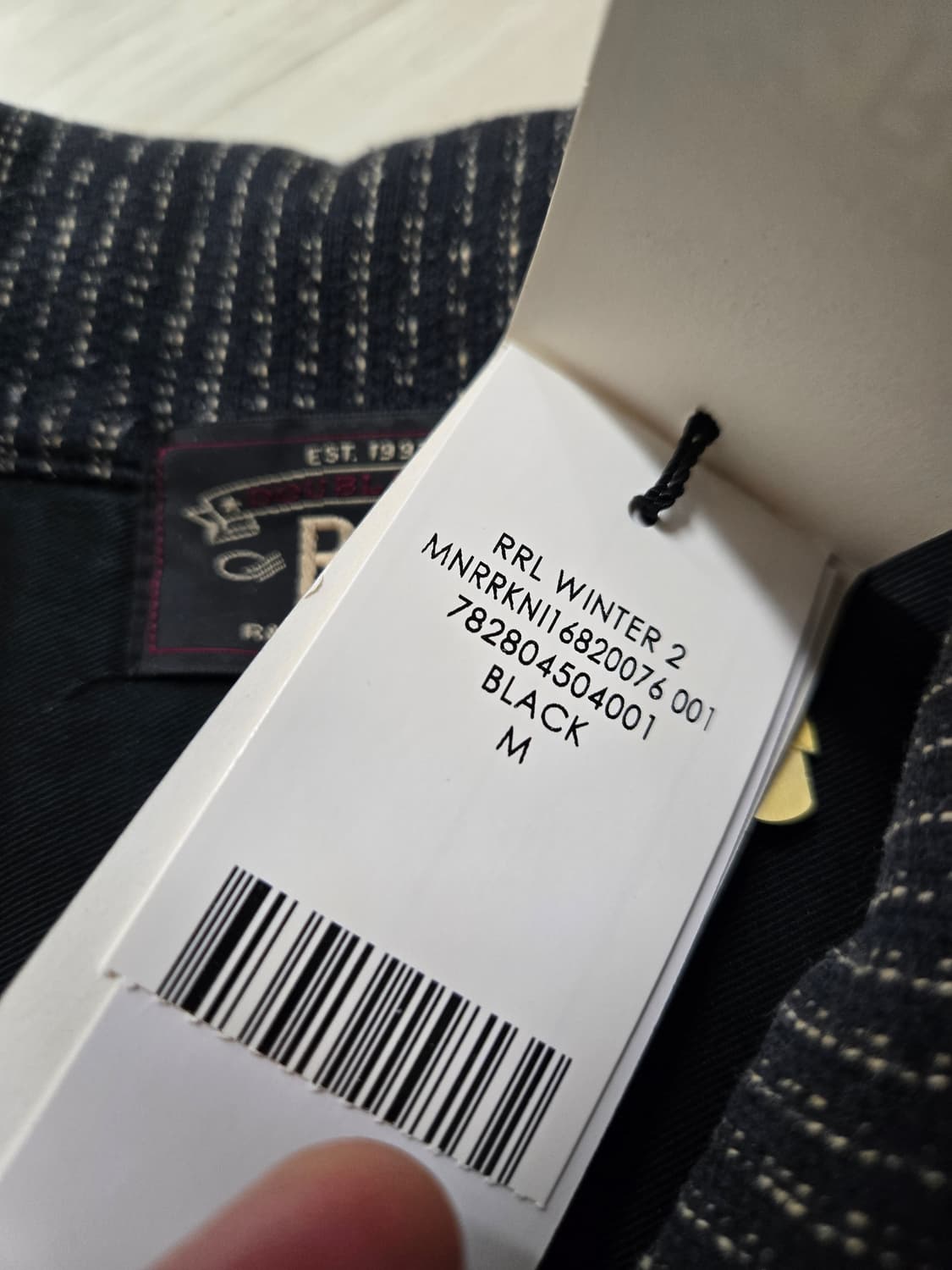 RRL 더블알엘 INDOGO 스트라이프 집업자켓 상품이미지4