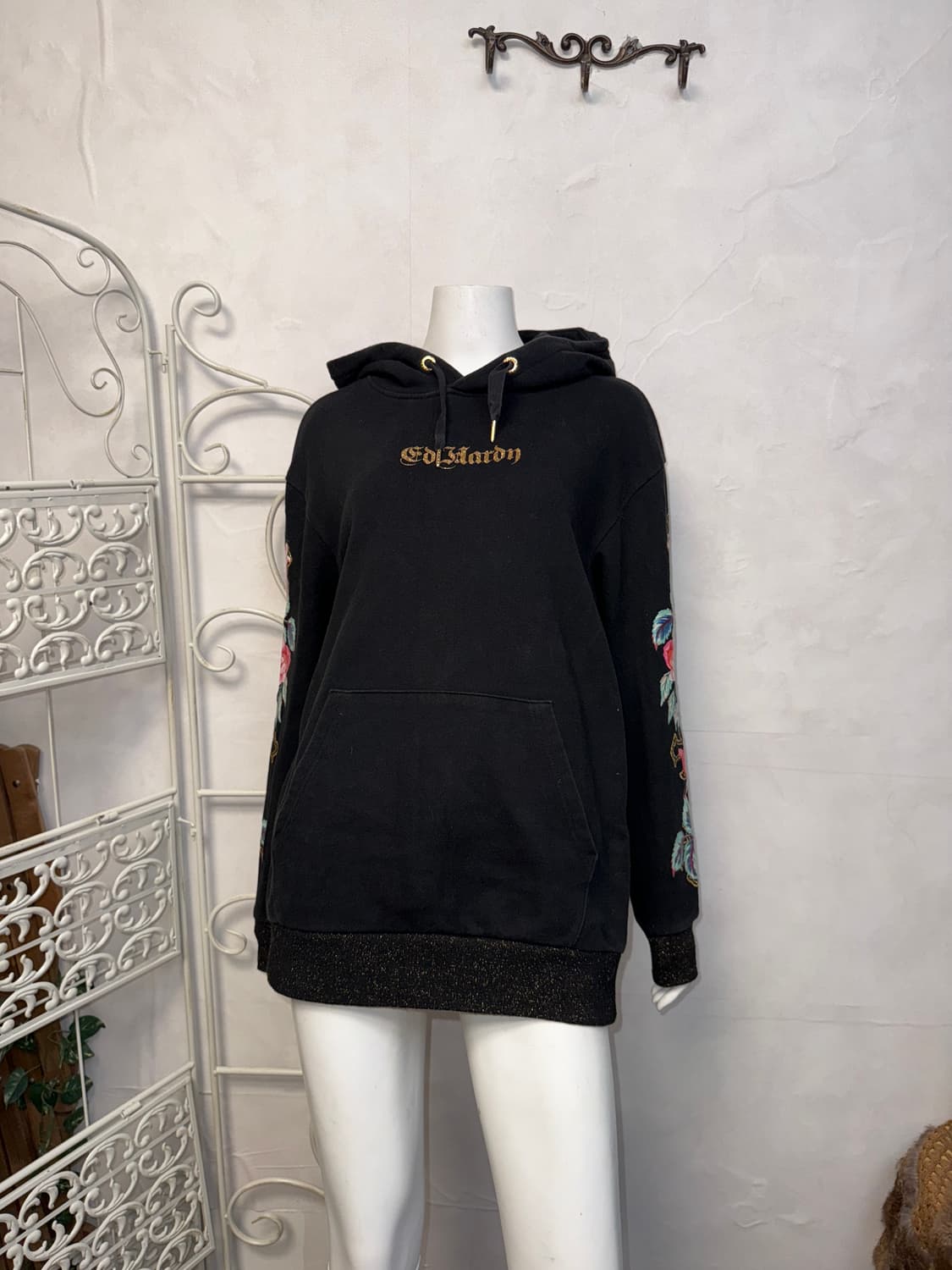 Ed Hardy oriental rose printed hood 상품이미지5