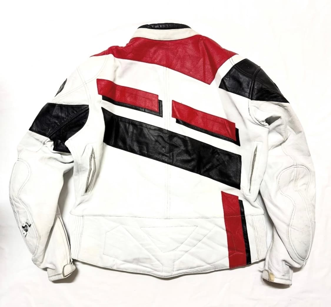 AGV - 레더 바이커 자켓 상품이미지2