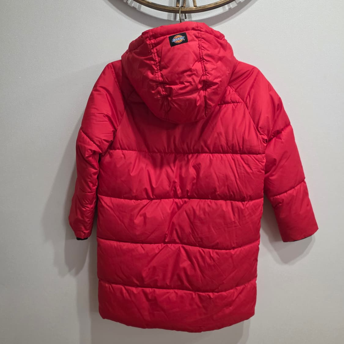 디키즈 레드 롱 패딩 점퍼 L(150) 상품이미지7