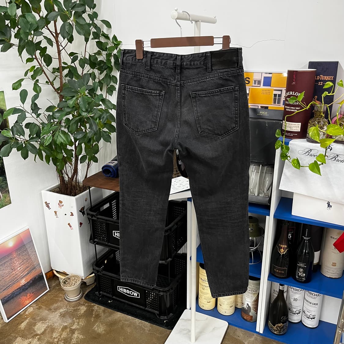 솔리드옴므 흑청 데님팬츠 48 상품이미지3