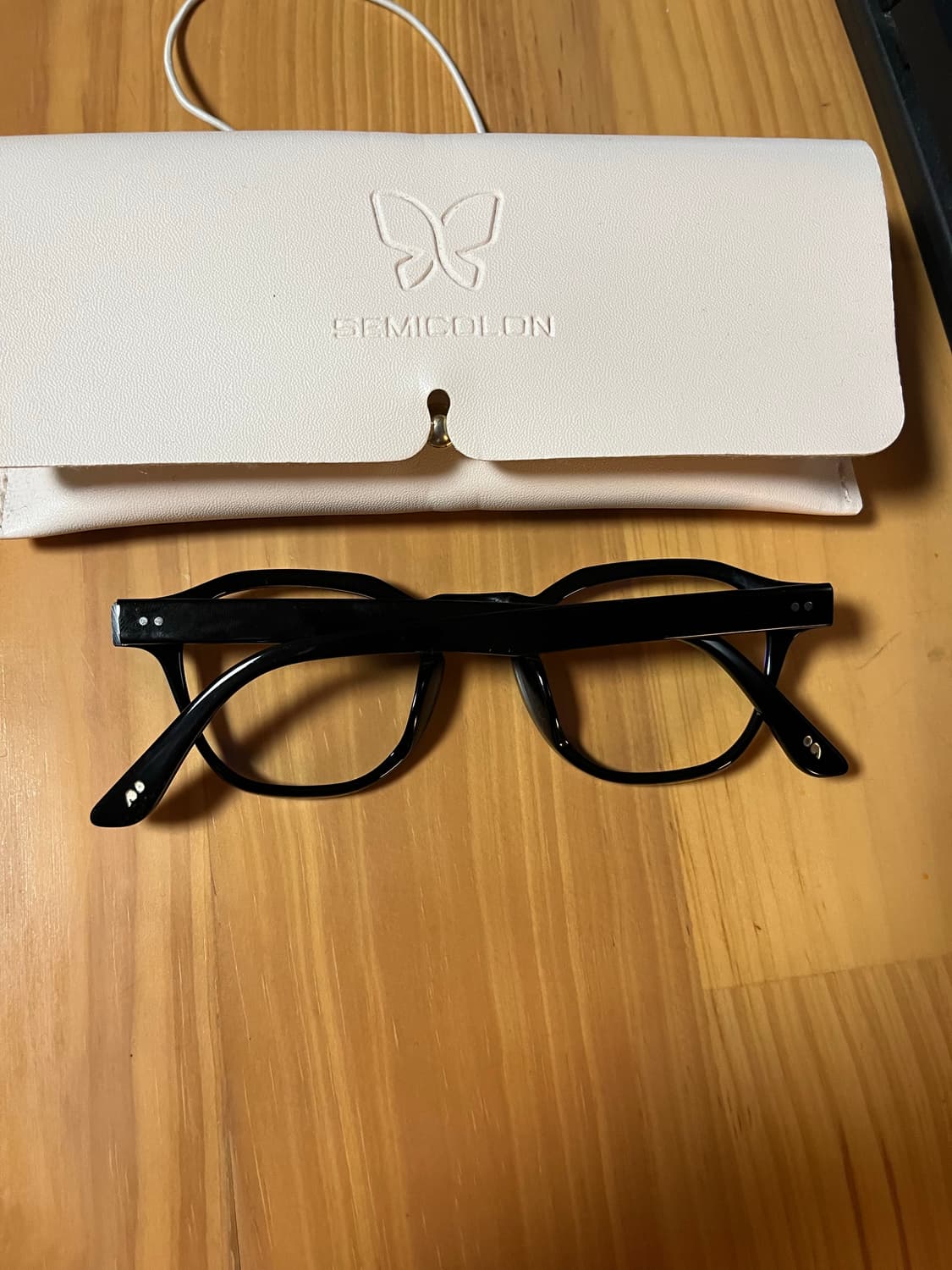 Semicolon LENTO 블랙 안경 케이스포함 상품이미지1