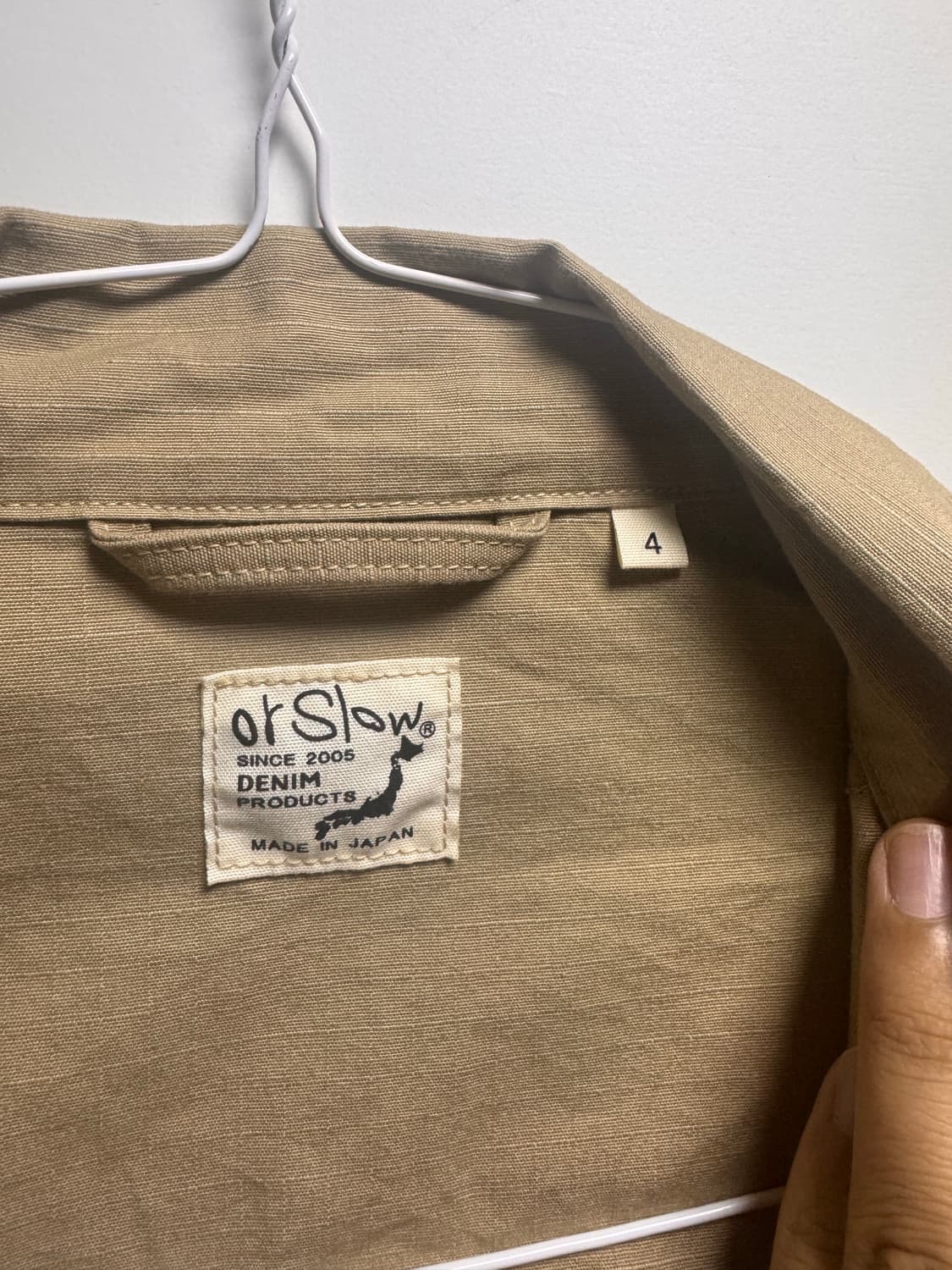 orslow U.S. Army Tropical Jacket 4사이즈 상품이미지3